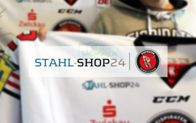 Stahl-Shop24 erweitert Sponsoring bei den Eispiraten