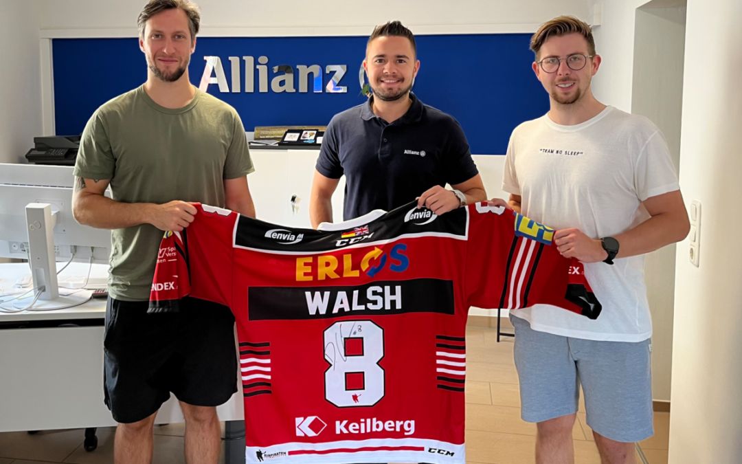 Allianz Vincent Wolf wird Eispiraten-Partner