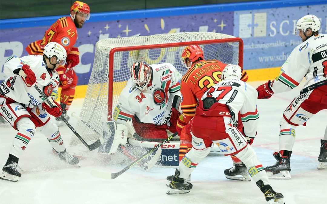 1:2! Eispiraten mit knapper Niederlage gegen Kaufbeuren
