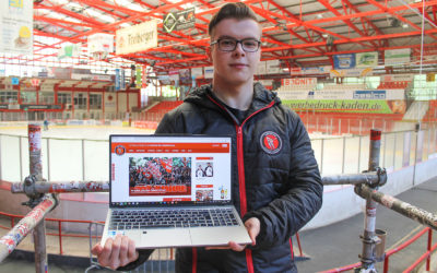Online-Auftritt der Eispiraten erstrahlt in neuem Gewand