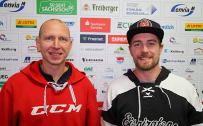 Die Rekordspieler André Schietzold und Torsten Heine im Freie Presse-Videointerview