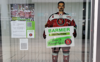 Fotoaktion: Mit der BARMER ins Eisstadion