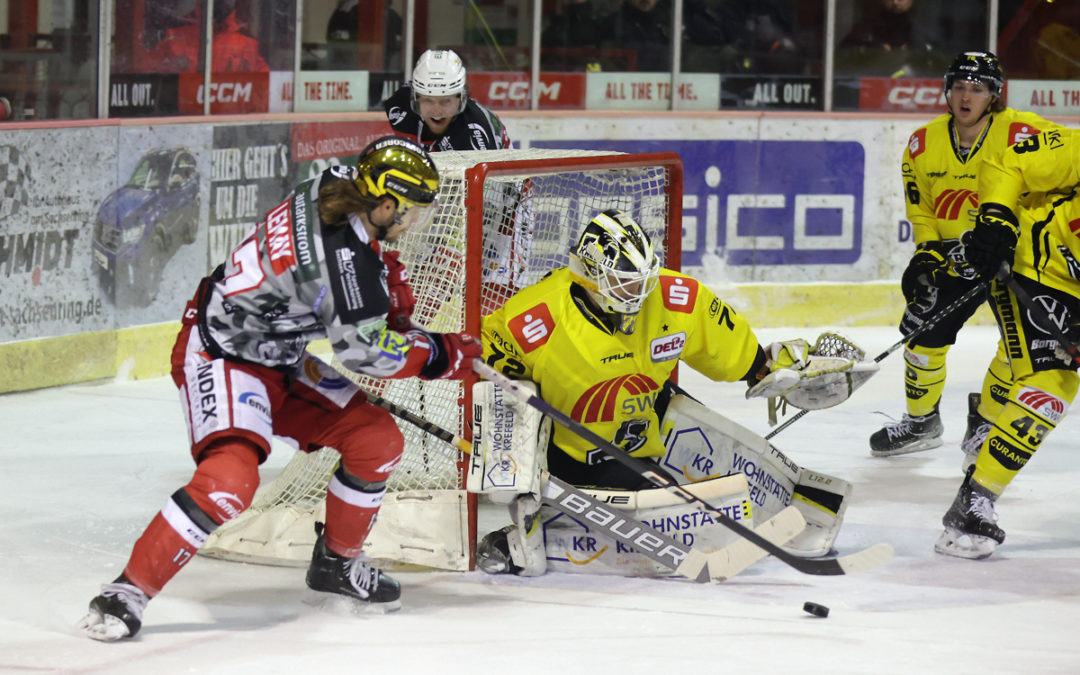 2:4! Eispiraten unterliegen Krefeld am Veteranen-Tag