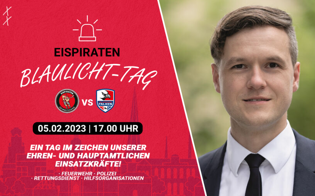 Eispiraten mit über 1.000 Anmeldungen zum Blaulicht-Tag