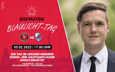 Eispiraten mit über 1.000 Anmeldungen zum Blaulicht-Tag