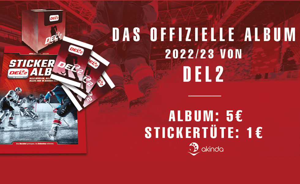 DEL2-Sammelalbum zur Jubiläumssaison ab jetzt erhältlich