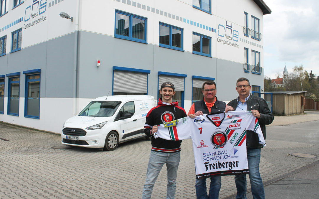 Computer Service Hess bleibt Eispiraten-Partner