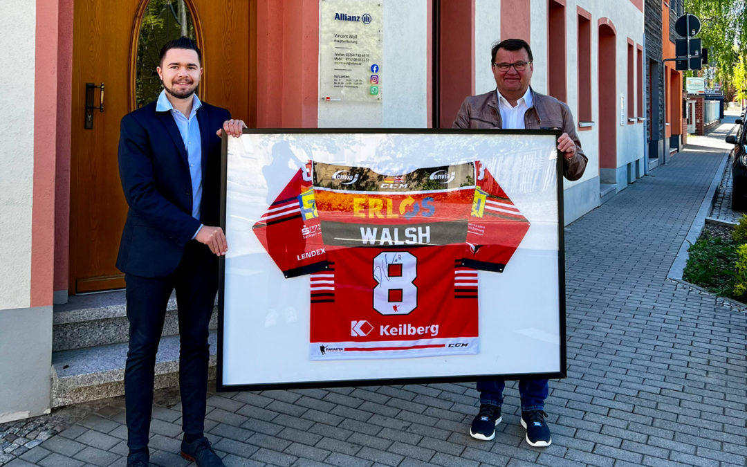 Allianz Vincent Wolf bleibt Eispiraten-Partner