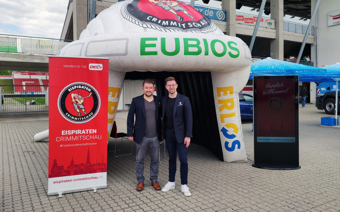Eispiraten präsentieren sich auf Berufsmesse des FSV Zwickau