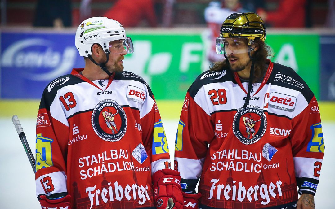 Eispiraten verabschieden André Schietzold und Patrick Pohl offiziell