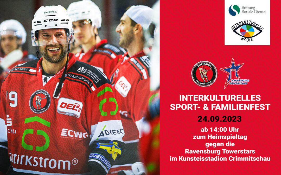 Eispiraten mit interkulturellem Sport- und Familienfest zum Heimspieltag gegen Ravensburg