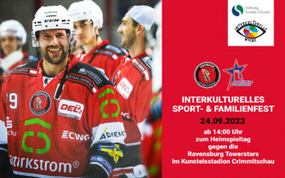 Eispiraten mit interkulturellem Sport- und Familienfest zum Heimspieltag gegen Ravensburg