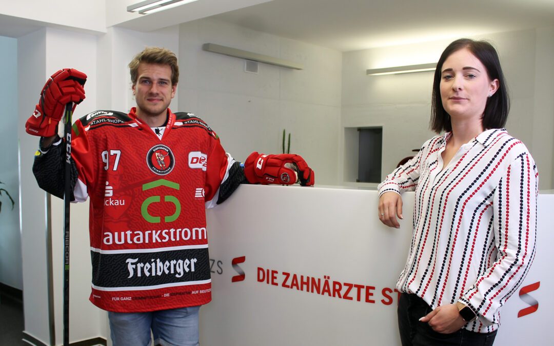 Die Zahnärzte Steinpleis werden neuer Eispiraten-Partner