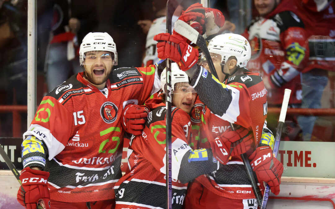 Eispiraten mit Derby in Dresden und Heimspiel gegen Landshut