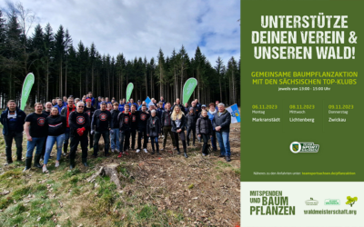 Pflanzaktionen von „So geht sächsisch.“ und TeamSportSachsen e.V. gehen weiter