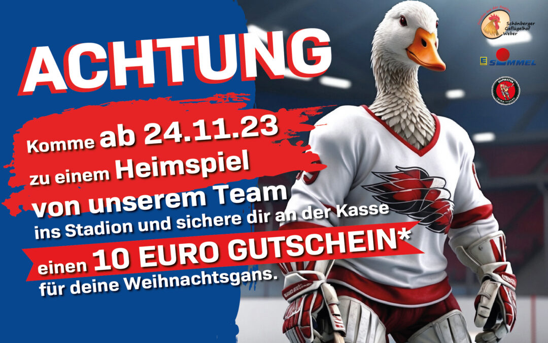 Sichere dir einen 10 Euro-Gutschein für deine Weihnachtsgans