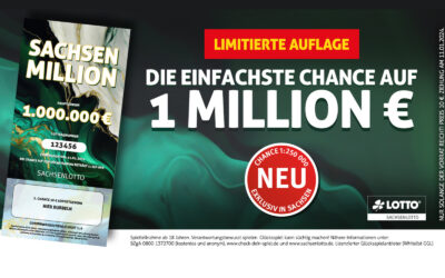 Neue Lotterie “Sachsen Million” im November gestartet