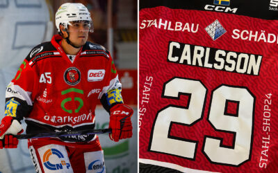 Eispiraten verlosen Carlsson-Trikot für Glückskinder