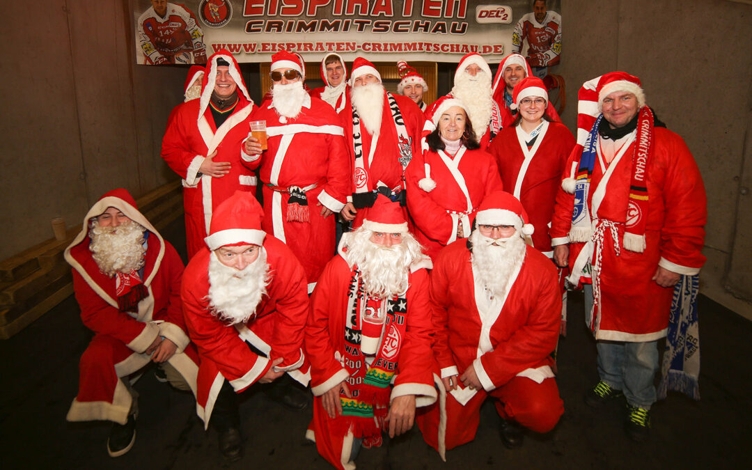 Weihnachtsmann-Aktion zum Heimspiel gegen Ravensburg