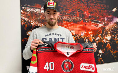 Goalie Fabian Hegmann wird ein Eispirat