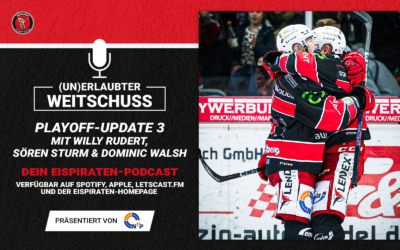 Podcast: Playoff-Update 3 – mit Willy Rudert, Sören Sturm und Dominic Walsh