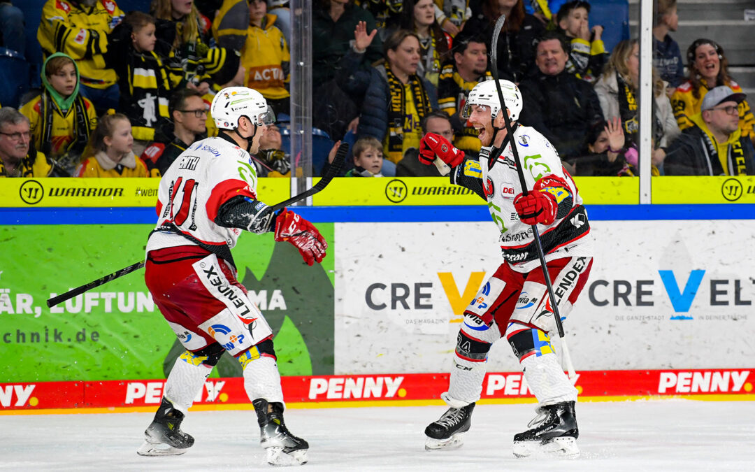 5:3! Eispiraten drehen irres Spiel 2 gegen Krefeld