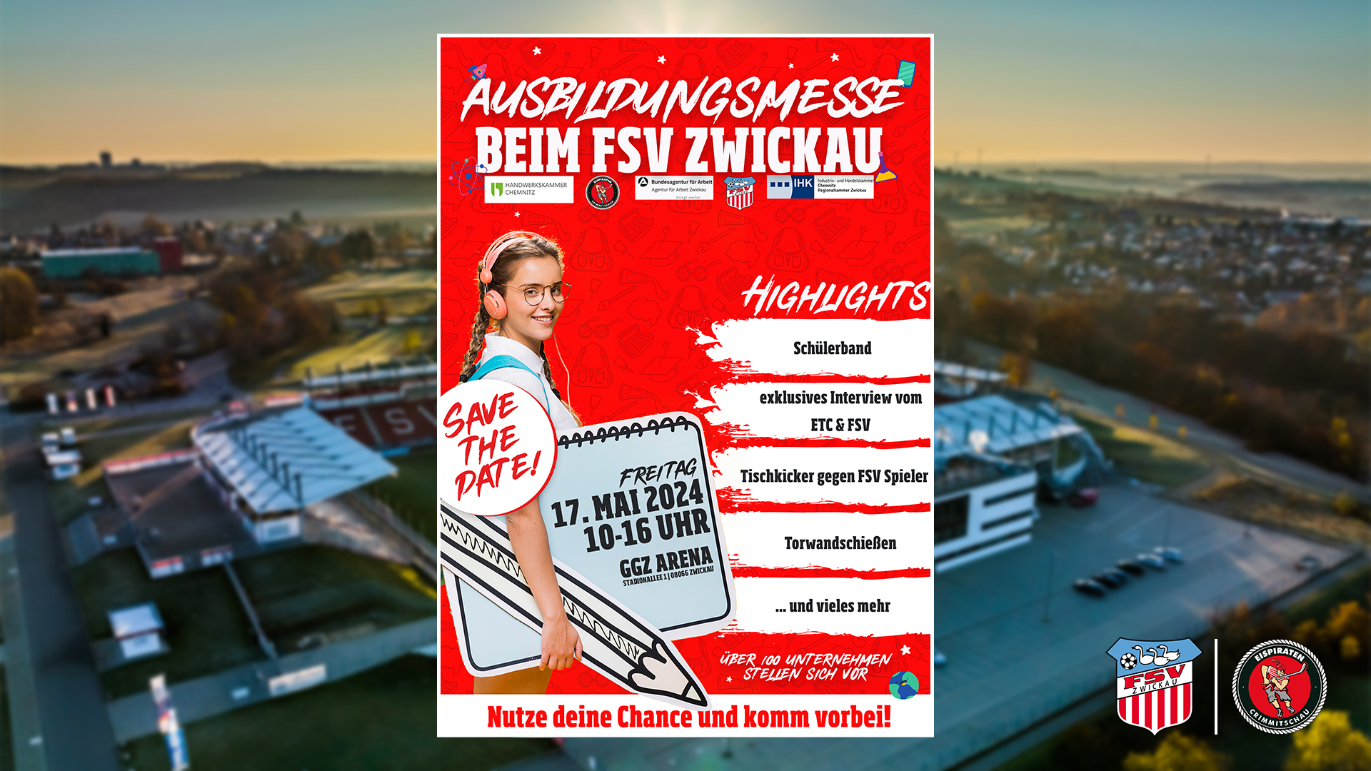 Eispiraten Ausbildungsmesse Zwickau