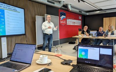 Eispiraten beim Medienbeauftragten-Treffen in Selb