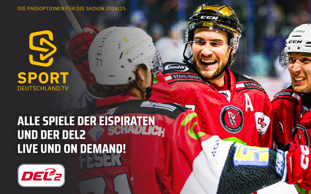DEL2 und Sportdeutschland.TV präsentieren neue Preisstruktur für die Saison 2024/25