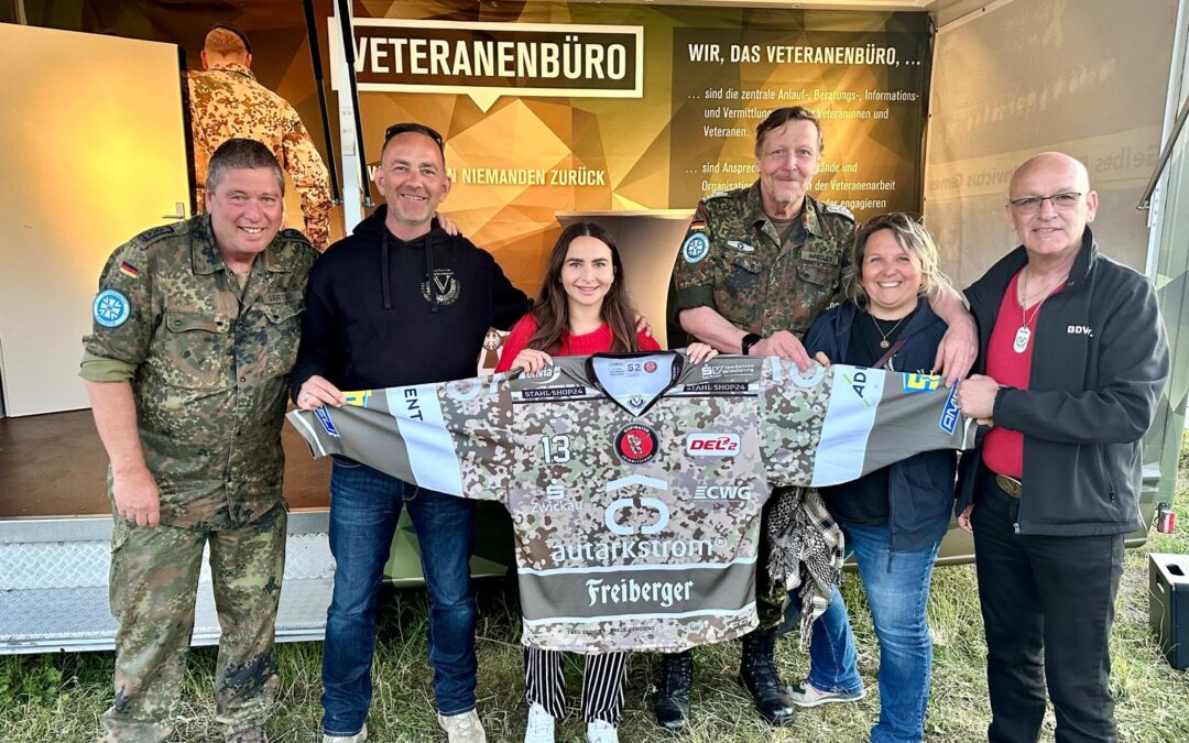 Veteranenverband präsentiert Projekt mit den Eispiraten