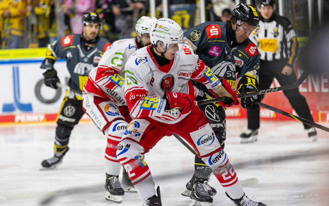 0:3! Eispiraten müssen sich Krefeld geschlagen geben