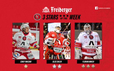 Corey Mackin wird erneut „Freiberger – Star of the week“