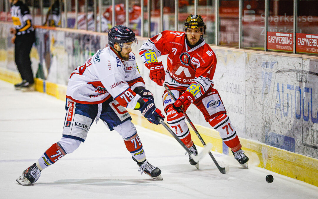 4:3! Eispiraten mit Overtime-sieg über Freiburg