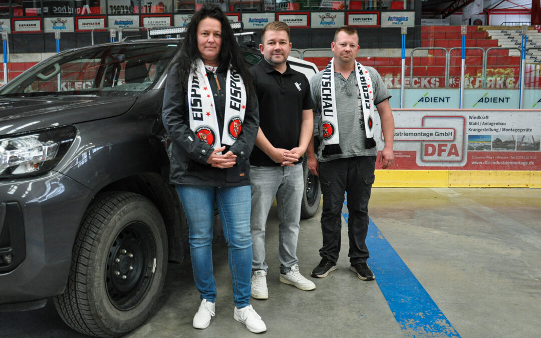 Verlängerung: DFA Industriemontage GmbH bleibt Eispiraten-Partner