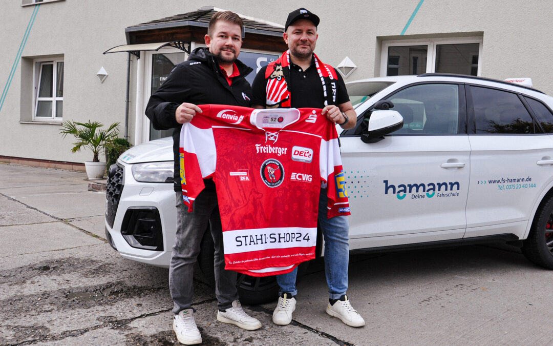 Fahrschule Hamann wird Premiumpartner der Eispiraten