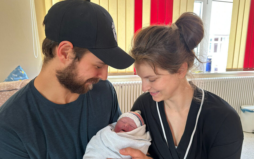 Vaterfreuden bei Kevin Reich