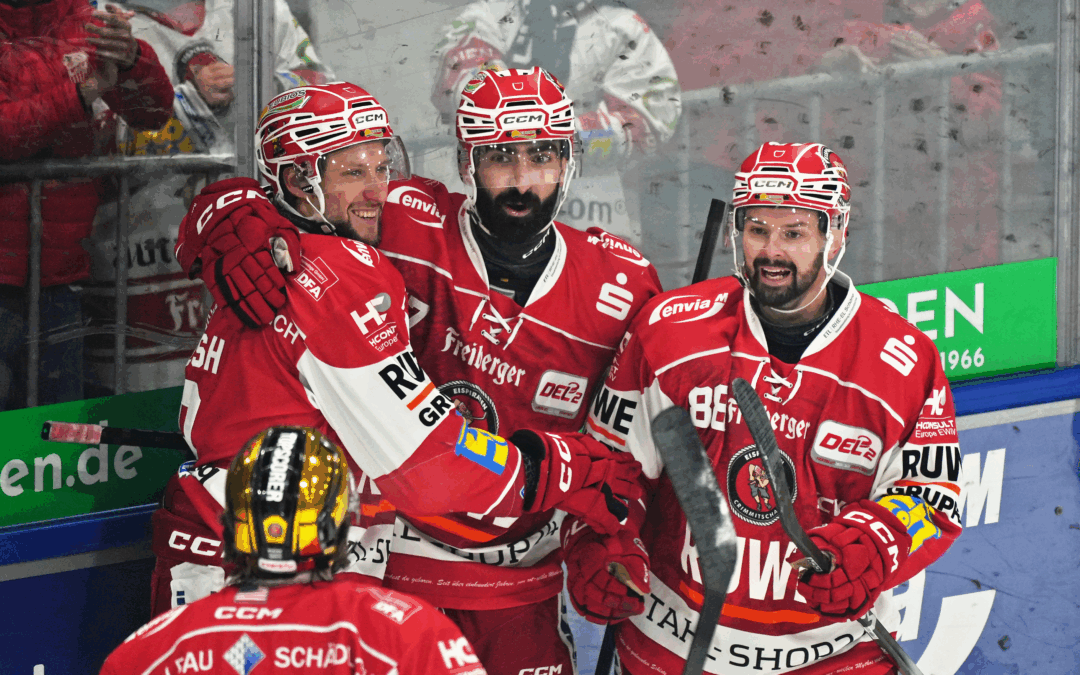5:0! Eispiraten mit Statement-Sieg über Freiburger Wölfe