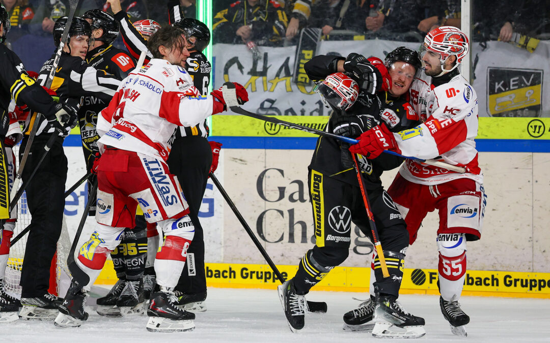 Bittere Art und Weise: Eispiraten unterliegen Krefeld mit 3:4