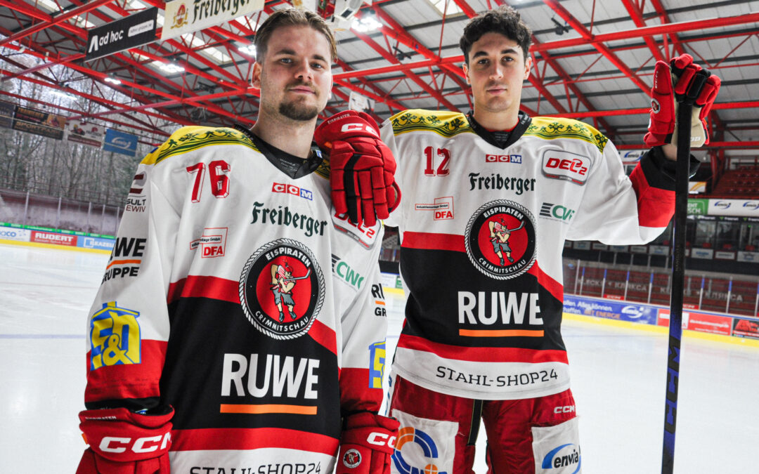 Eispiraten präsentieren Sondertrikots für Retro Day