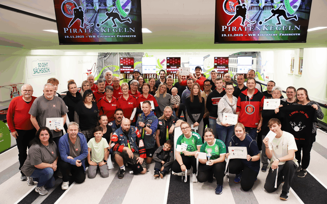 Piratenkegeln ist erneut voller Erfolg