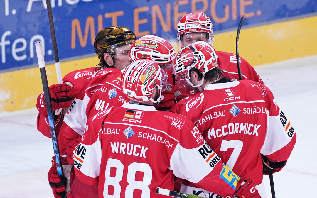 4:1! Eispiraten gewinnen historisches Heimspiel gegen DEG