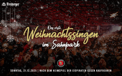 Eispiraten richten erstes Weihnachtssingen im Sahnpark aus