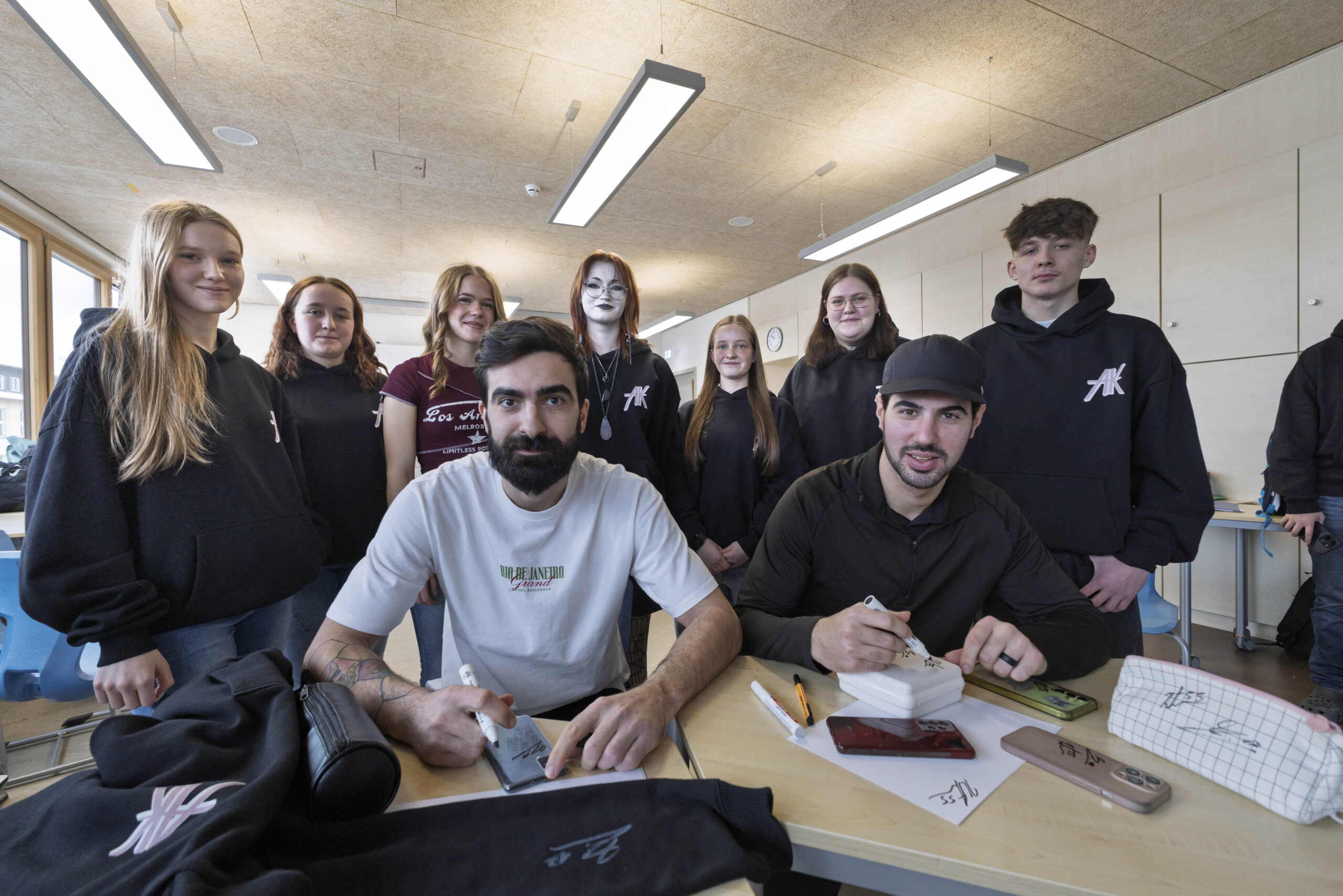 Oberschule des IAJ in Geyer: Eispiraten Crimmitschau in Geyer.