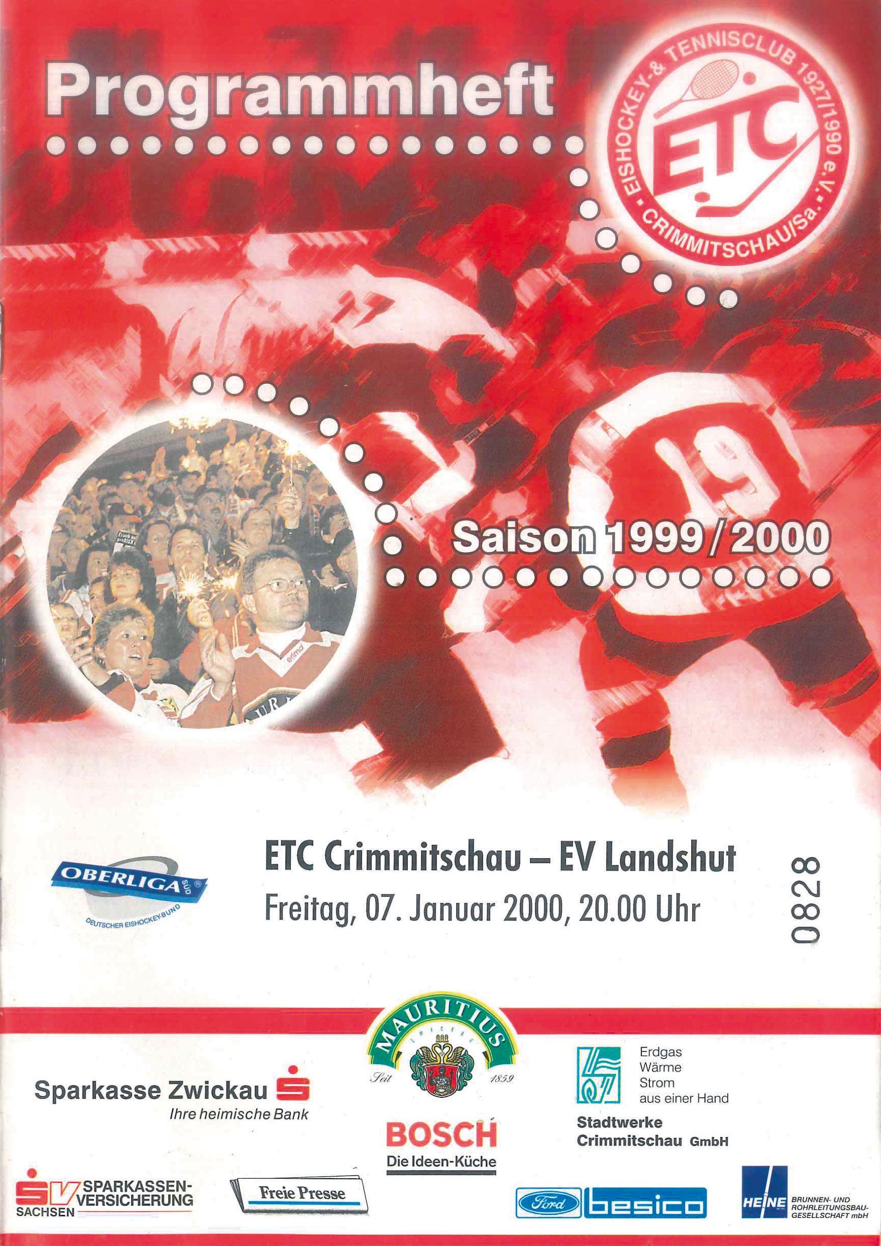Saison 1999-00 ETC Crimmitschau - EV Landshut-1