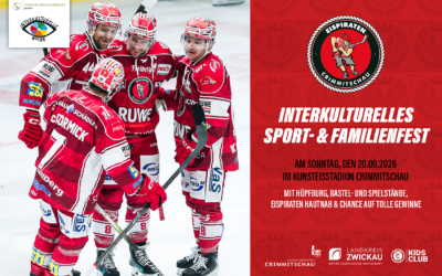 Interkulturelles Sport- und Familienfest zum Heimspiel der Eispiraten gegen Freiburg